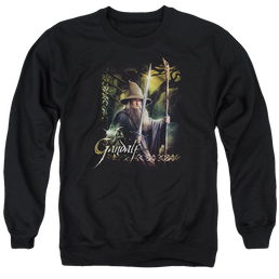Hobbit Movie Trilogy, The Sword And Staff - Men's Crewneck Sweatshirt Men's Crewneck Sweatshirt The Hobbit   