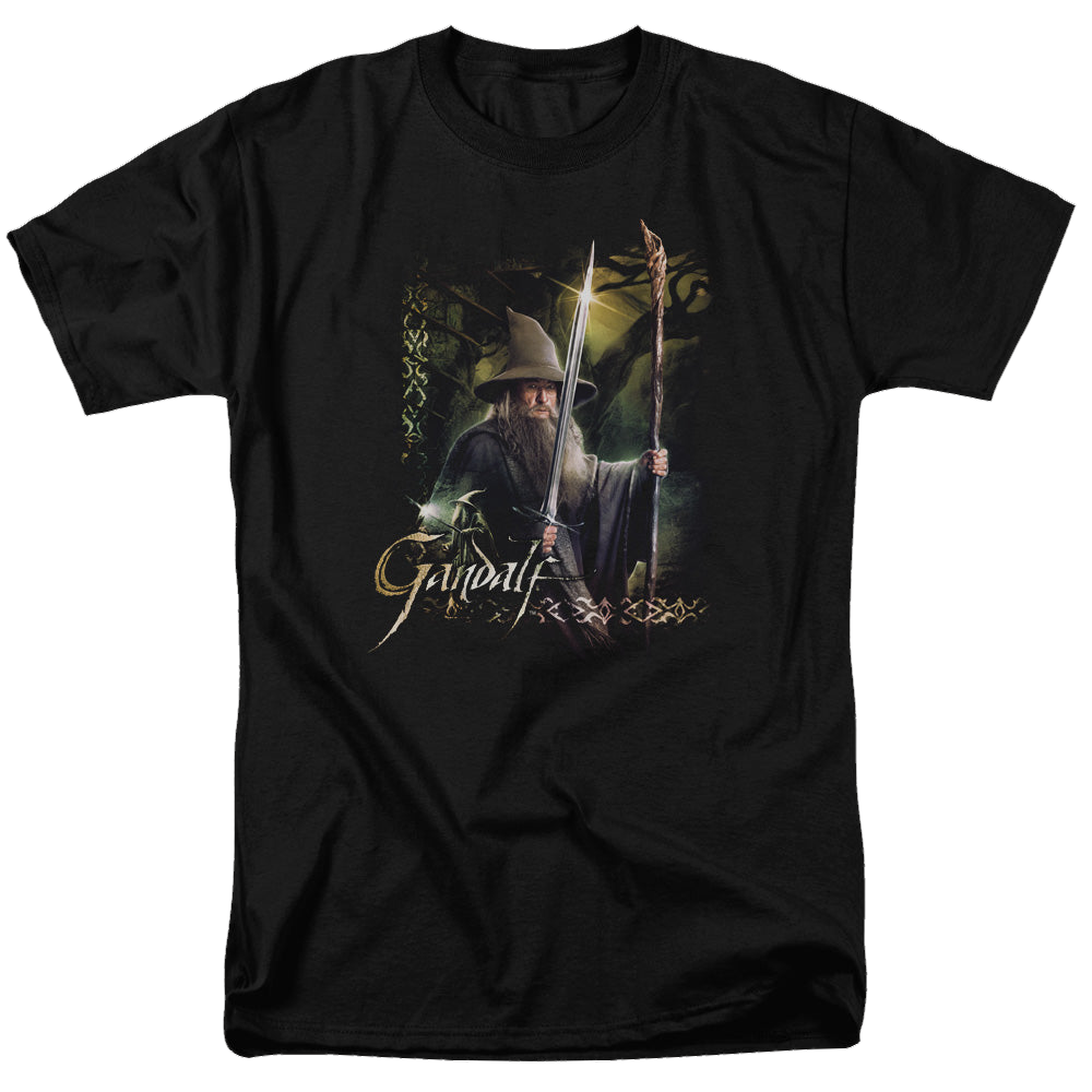 Hobbit Movie Trilogy, The Sword And Staff - Men's Regular Fit T-Shirt Men's Regular Fit T-Shirt The Hobbit   