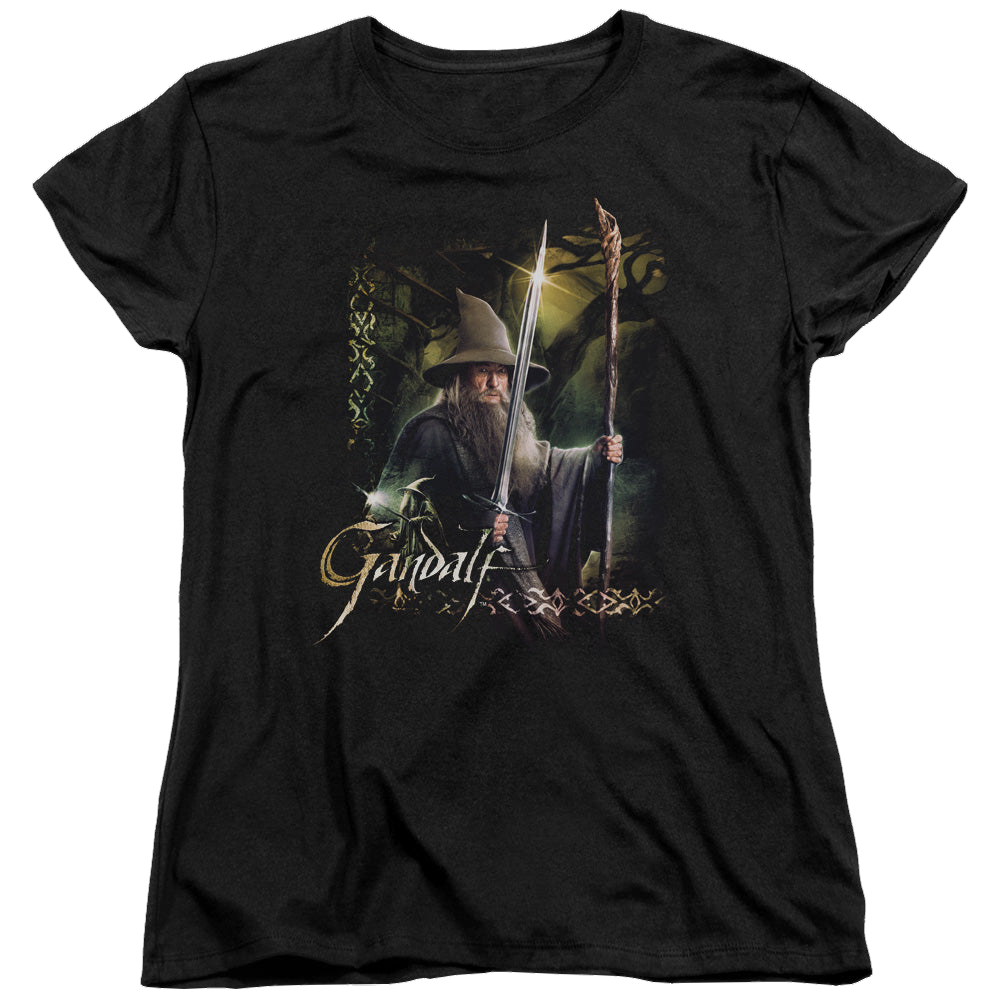Hobbit Movie Trilogy, The Sword And Staff - Women's T-Shirt Women's T-Shirt The Hobbit   