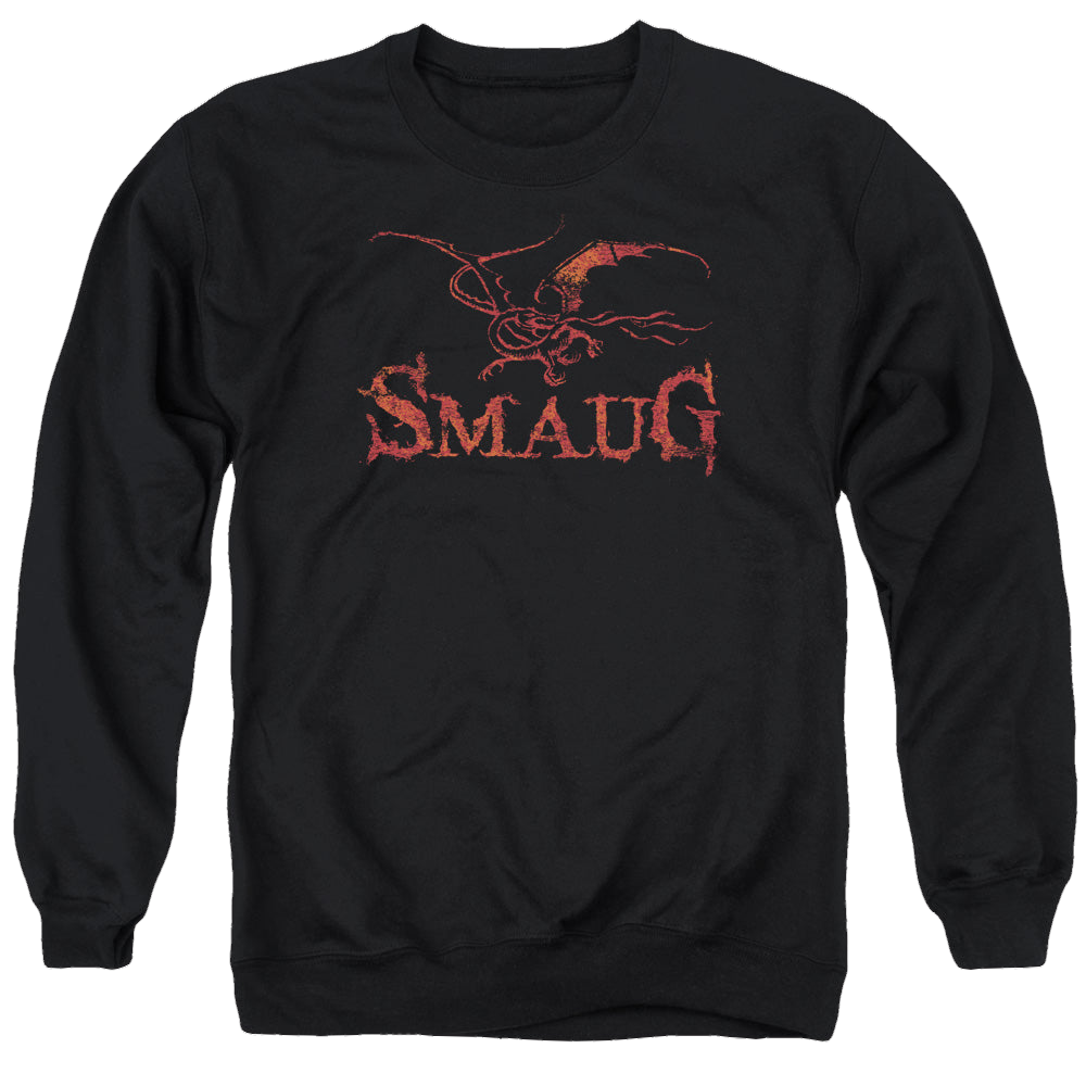 Hobbit Movie Trilogy, The Dragon - Men's Crewneck Sweatshirt Men's Crewneck Sweatshirt The Hobbit   
