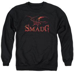 Hobbit Movie Trilogy, The Dragon - Men's Crewneck Sweatshirt Men's Crewneck Sweatshirt The Hobbit   