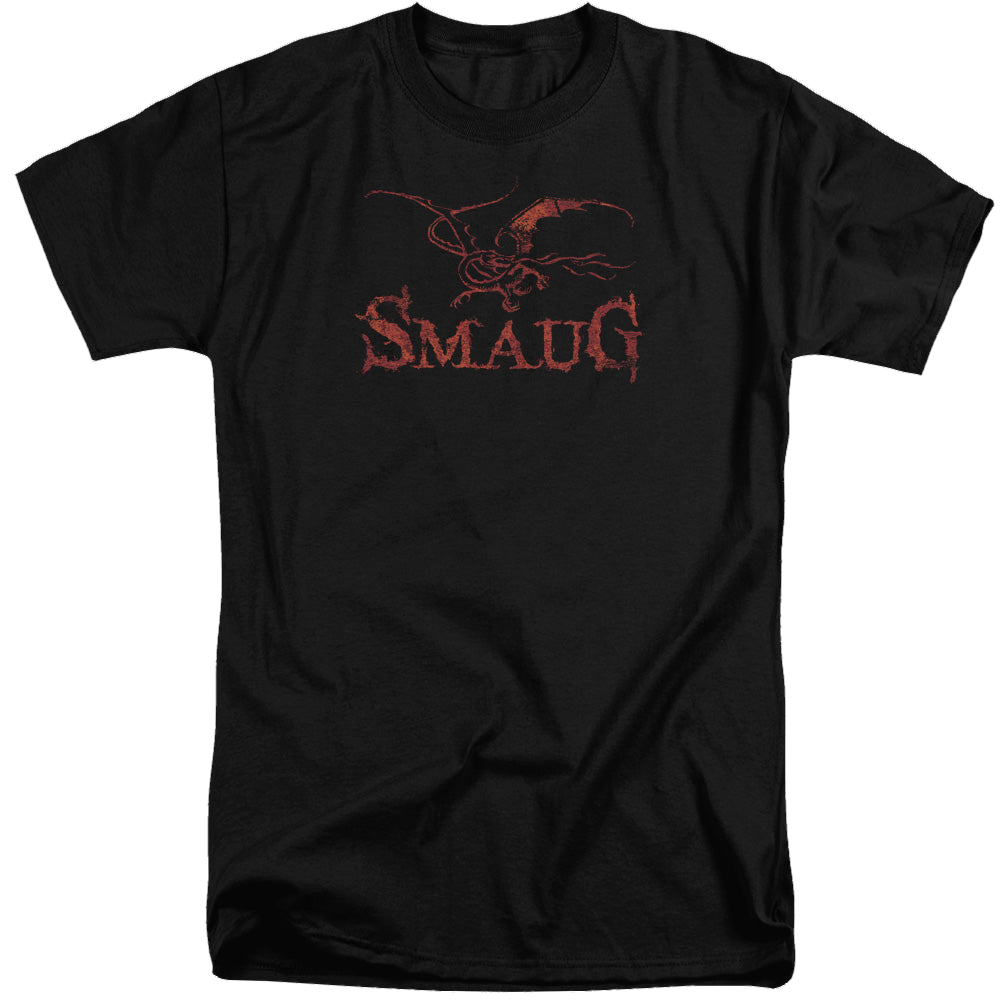 Hobbit Movie Trilogy, The Dragon - Men's Tall Fit T-Shirt Men's Tall Fit T-Shirt The Hobbit   