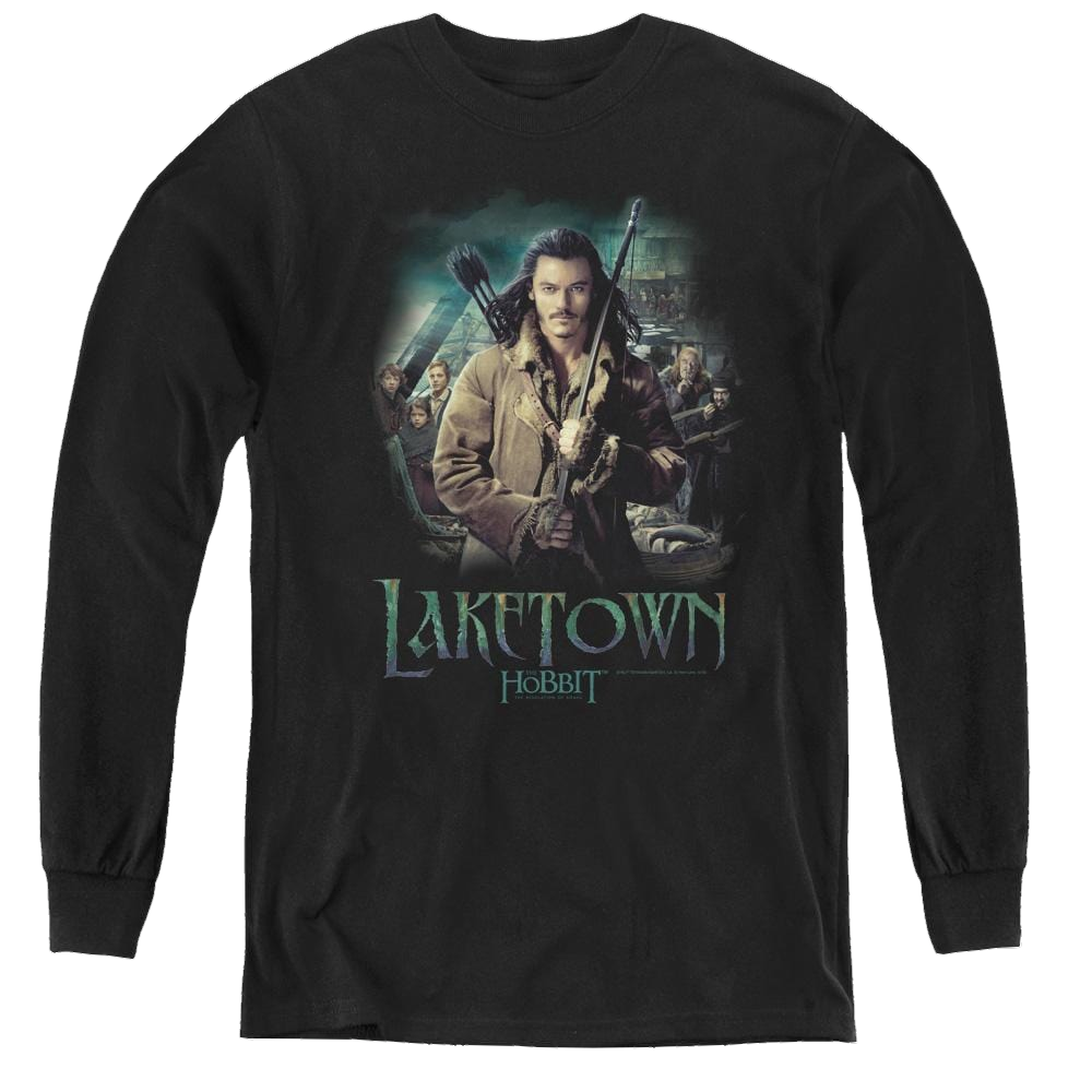 Hobbit Movie Trilogy, The Protector - Youth Long Sleeve T-Shirt Youth Long Sleeve T-Shirt The Hobbit   
