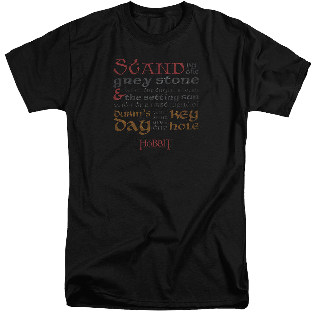 Hobbit Movie Trilogy, The Keyhole - Men's Tall Fit T-Shirt Men's Tall Fit T-Shirt The Hobbit   