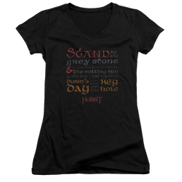 Hobbit Movie Trilogy, The Keyhole - Juniors V-Neck T-Shirt Juniors V-Neck T-Shirt The Hobbit   