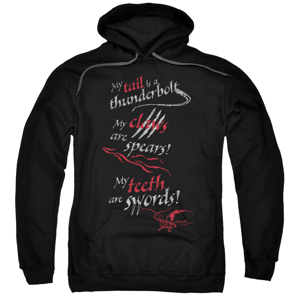 Hobbit Movie Trilogy, The Tail Claws Teeth - Pullover Hoodie Pullover Hoodie The Hobbit   