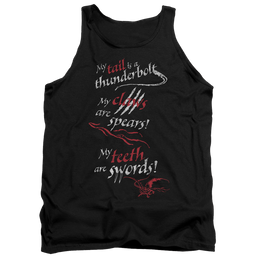 Hobbit Movie Trilogy, The Tail Claws Teeth - Men's Tank Top Men's Tank The Hobbit   
