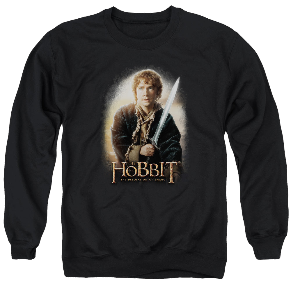 Hobbit Movie Trilogy, The Bilbo And Sting - Men's Crewneck Sweatshirt Men's Crewneck Sweatshirt The Hobbit   