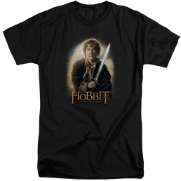 Hobbit Movie Trilogy, The Bilbo And Sting - Men's Tall Fit T-Shirt Men's Tall Fit T-Shirt The Hobbit   