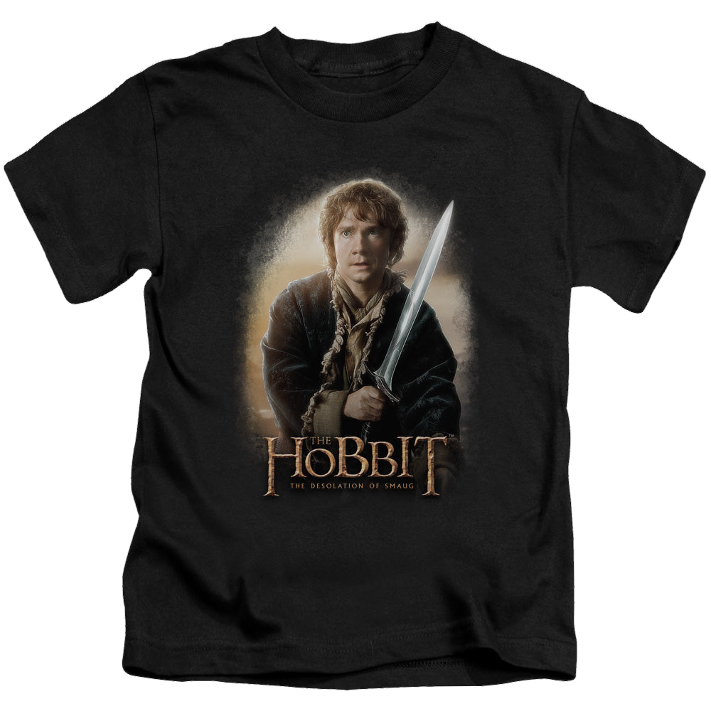 Hobbit Movie Trilogy, The Bilbo And Sting - Kid's T-Shirt Kid's T-Shirt (Ages 4-7) The Hobbit   