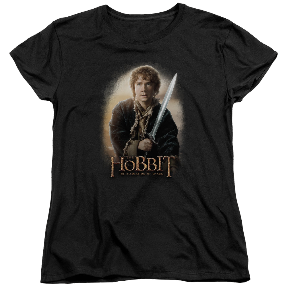 Hobbit Movie Trilogy, The Bilbo And Sting - Women's T-Shirt Women's T-Shirt The Hobbit   