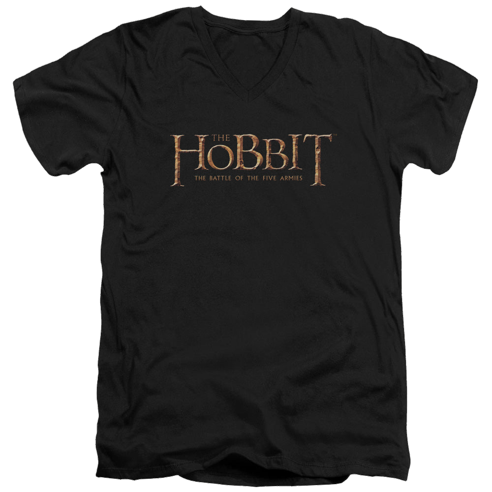 Hobbit Movie Trilogy, The Logo - Men's V-Neck T-Shirt Men's V-Neck T-Shirt The Hobbit   