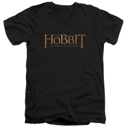 Hobbit Movie Trilogy, The Logo - Men's V-Neck T-Shirt Men's V-Neck T-Shirt The Hobbit   