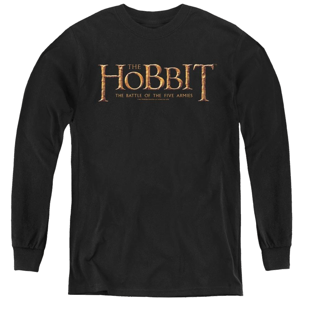 Hobbit Movie Trilogy, The Logo - Youth Long Sleeve T-Shirt Youth Long Sleeve T-Shirt The Hobbit   