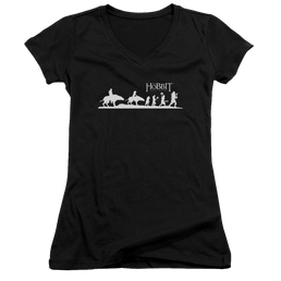 Hobbit Movie Trilogy, The Orc Company - Juniors V-Neck T-Shirt Juniors V-Neck T-Shirt The Hobbit   