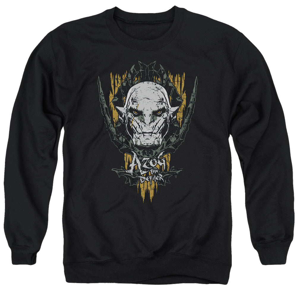 Hobbit Movie Trilogy, The Azog - Men's Crewneck Sweatshirt Men's Crewneck Sweatshirt The Hobbit   
