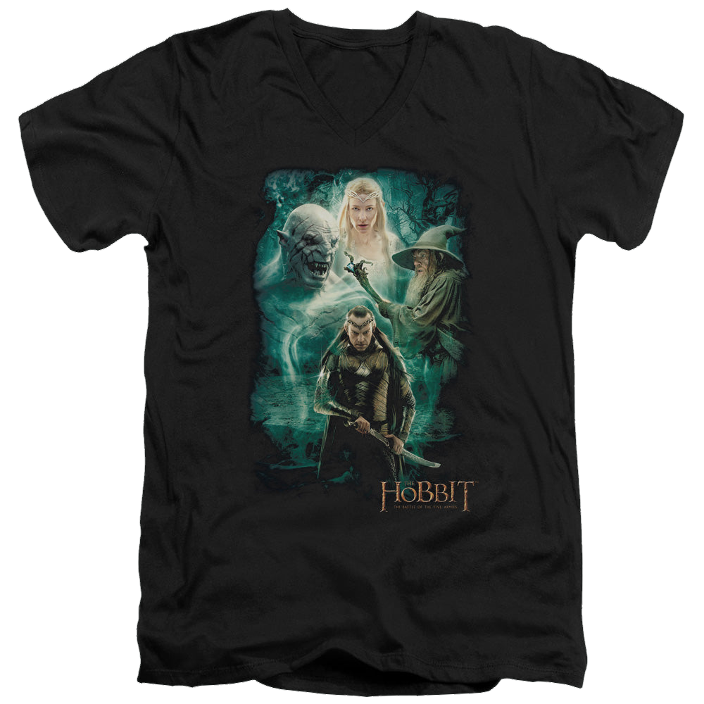 Hobbit Movie Trilogy, The Elronds Crew - Men's V-Neck T-Shirt Men's V-Neck T-Shirt The Hobbit   