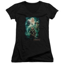 Hobbit Movie Trilogy, The Elronds Crew - Juniors V-Neck T-Shirt Juniors V-Neck T-Shirt The Hobbit   