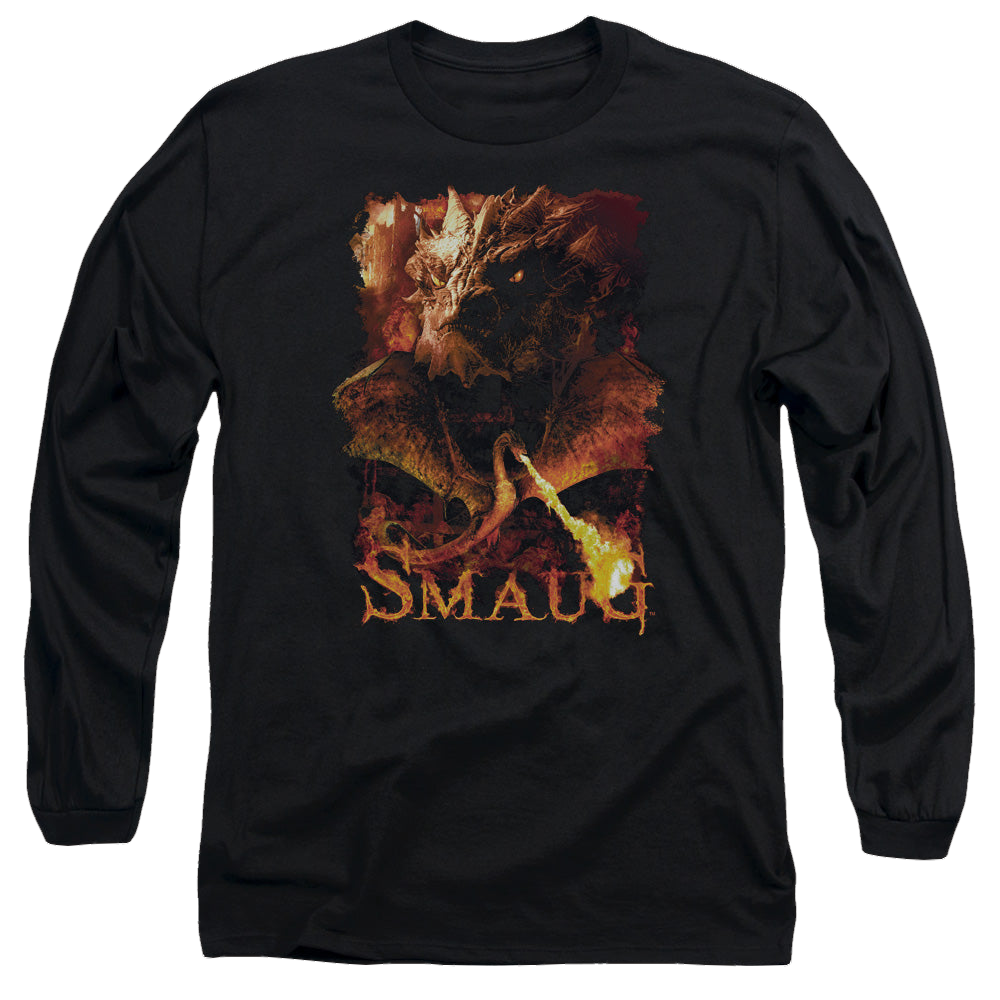 Hobbit Movie Trilogy, The Smolder - Men's Long Sleeve T-Shirt Men's Long Sleeve T-Shirt The Hobbit   