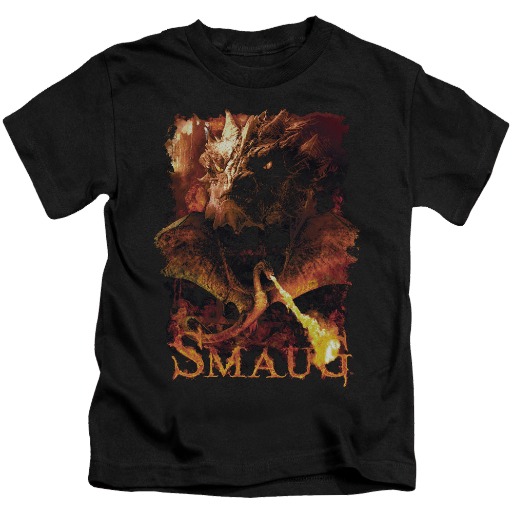 Hobbit Movie Trilogy, The Smolder - Kid's T-Shirt Kid's T-Shirt (Ages 4-7) The Hobbit   