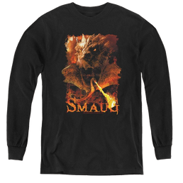 Hobbit Movie Trilogy, The Smolder - Youth Long Sleeve T-Shirt Youth Long Sleeve T-Shirt The Hobbit   