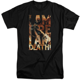 Hobbit Movie Trilogy, The I Am Fire - Men's Tall Fit T-Shirt Men's Tall Fit T-Shirt The Hobbit   