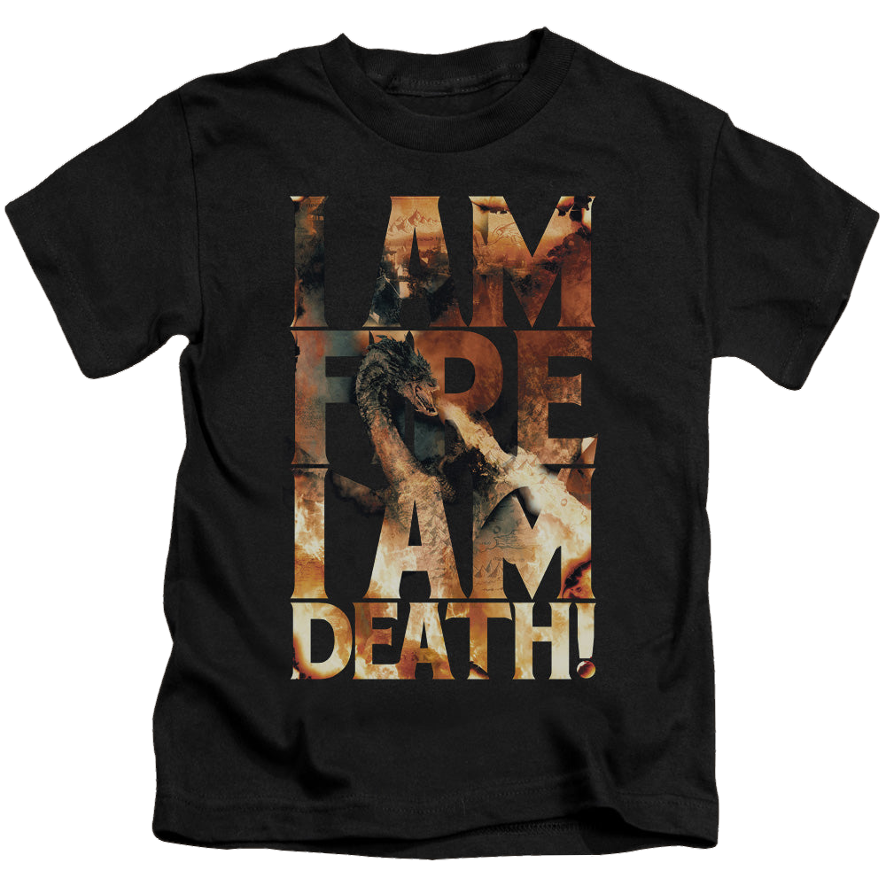 Hobbit Movie Trilogy, The I Am Fire - Kid's T-Shirt Kid's T-Shirt (Ages 4-7) The Hobbit   