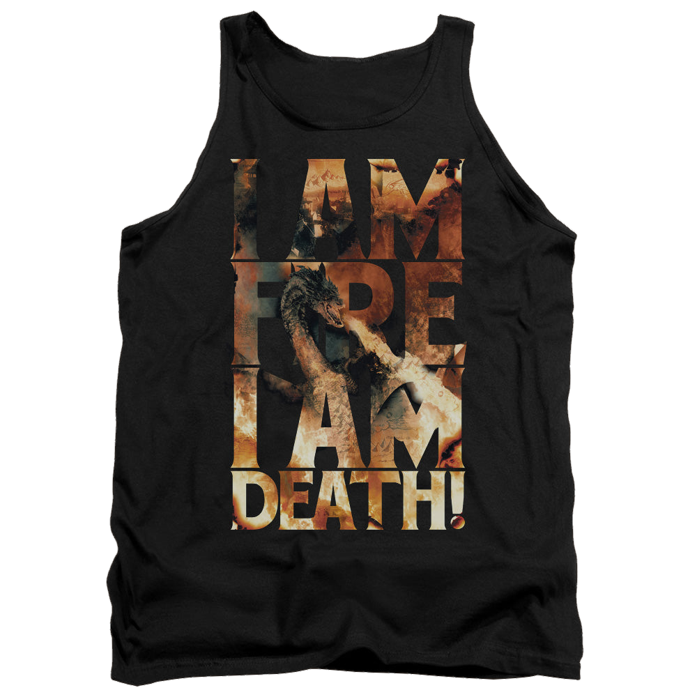 Hobbit Movie Trilogy, The I Am Fire - Men's Tank Top Men's Tank The Hobbit   