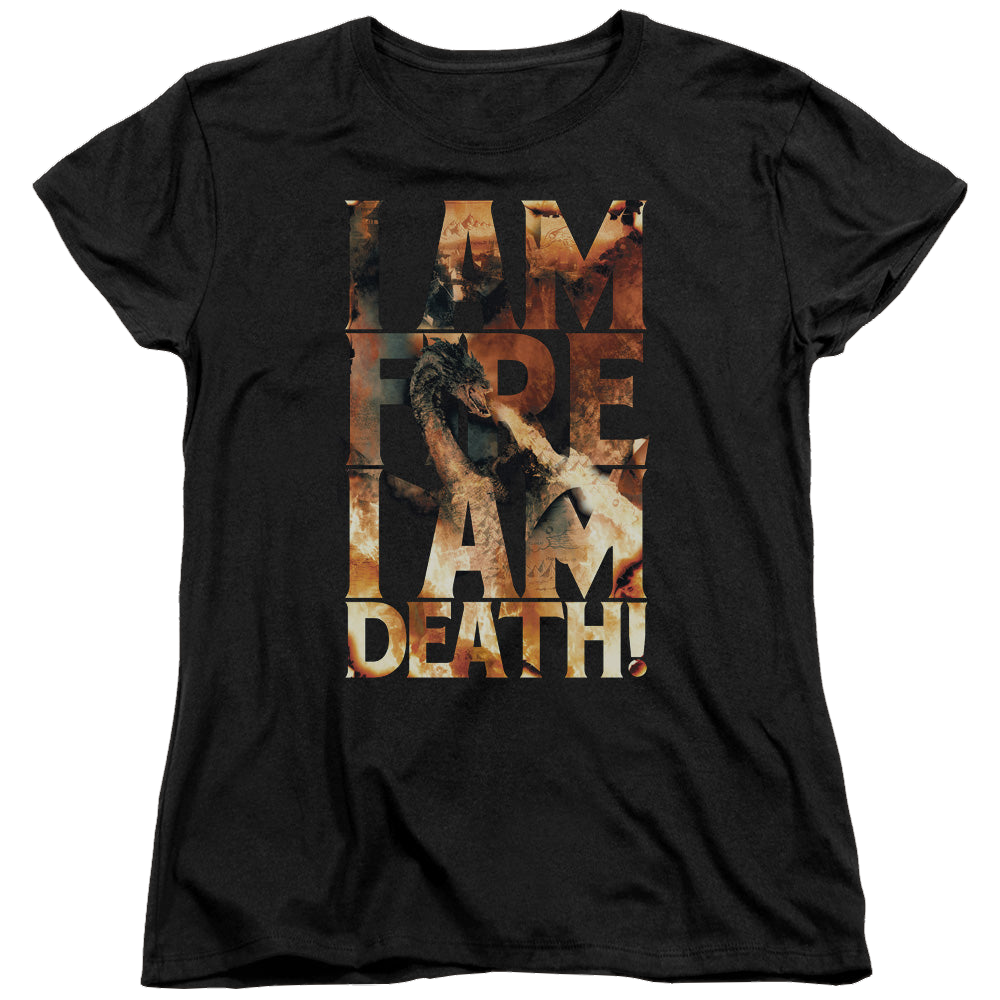 Hobbit Movie Trilogy, The I Am Fire - Women's T-Shirt Women's T-Shirt The Hobbit   