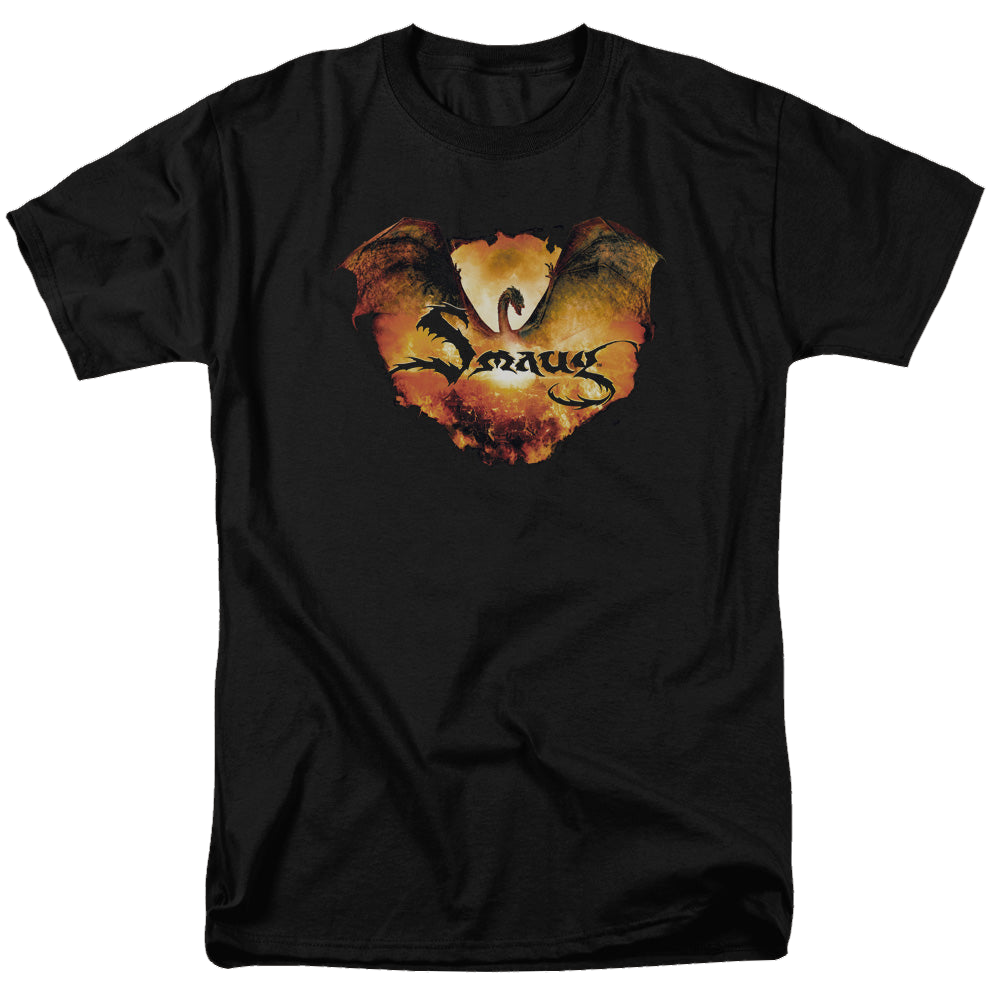 Hobbit Movie Trilogy, The Reign In Flame - Men's Regular Fit T-Shirt Men's Regular Fit T-Shirt The Hobbit   