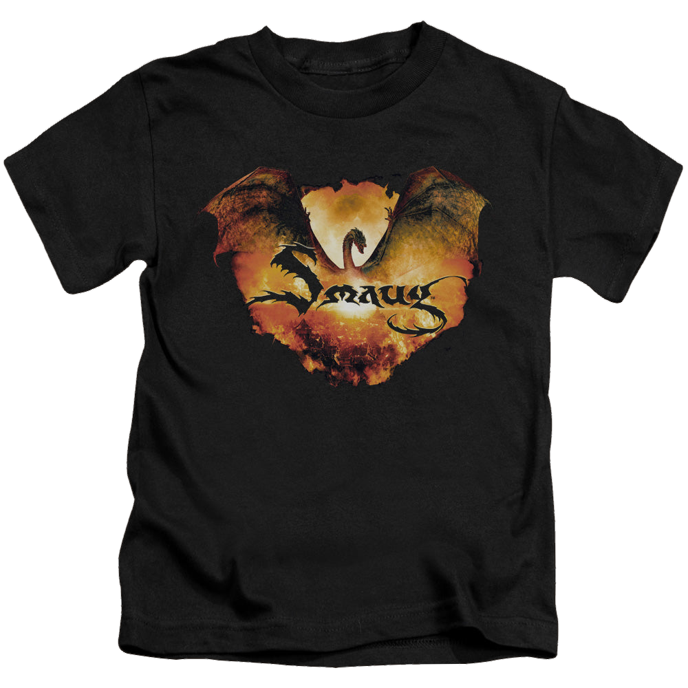 Hobbit Movie Trilogy, The Reign In Flame - Kid's T-Shirt Kid's T-Shirt (Ages 4-7) The Hobbit   