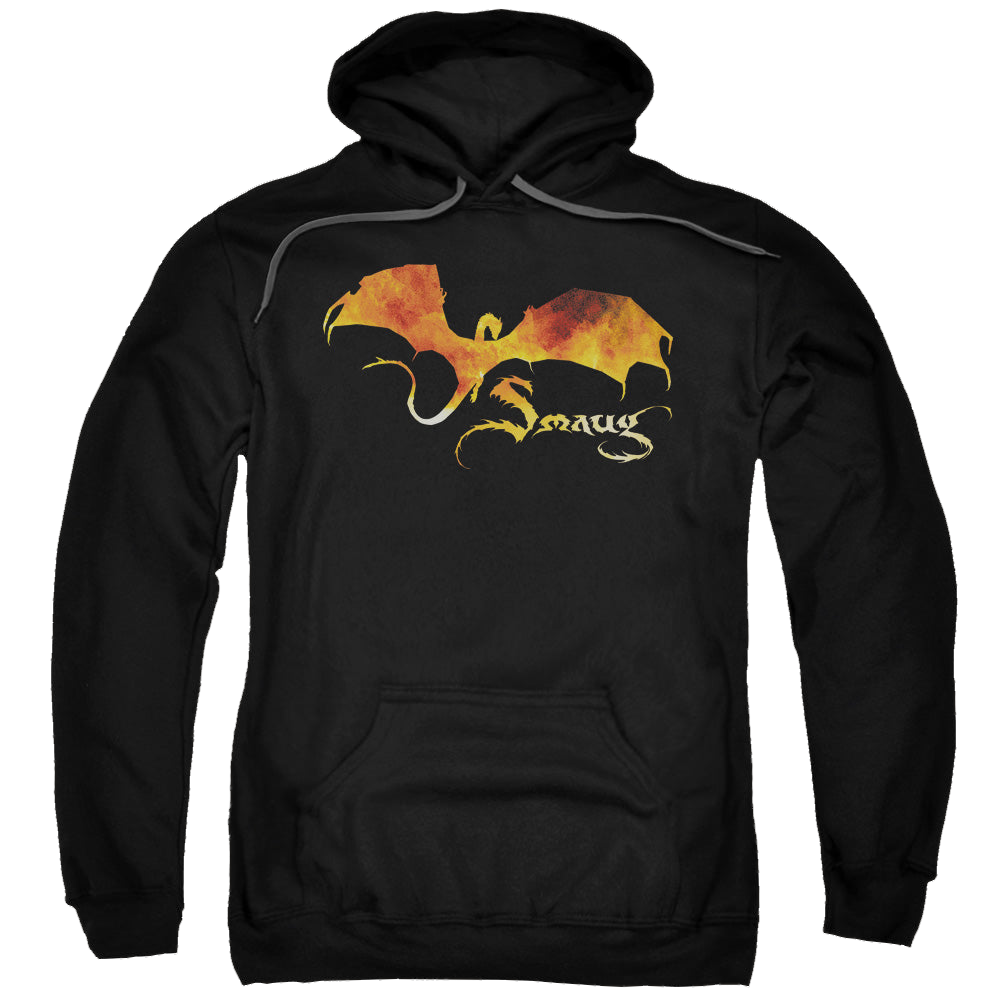 Hobbit Movie Trilogy, The Smaug On Fire - Pullover Hoodie Pullover Hoodie The Hobbit   
