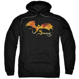 Hobbit Movie Trilogy, The Smaug On Fire - Pullover Hoodie Pullover Hoodie The Hobbit   