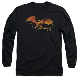 Hobbit Movie Trilogy, The Smaug On Fire - Men's Long Sleeve T-Shirt Men's Long Sleeve T-Shirt The Hobbit   