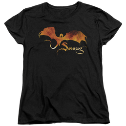 Hobbit Movie Trilogy, The Smaug On Fire - Women's T-Shirt Women's T-Shirt The Hobbit   
