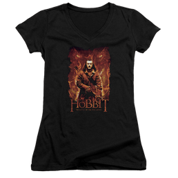 Hobbit Movie Trilogy, The Fates - Juniors V-Neck T-Shirt Juniors V-Neck T-Shirt The Hobbit   