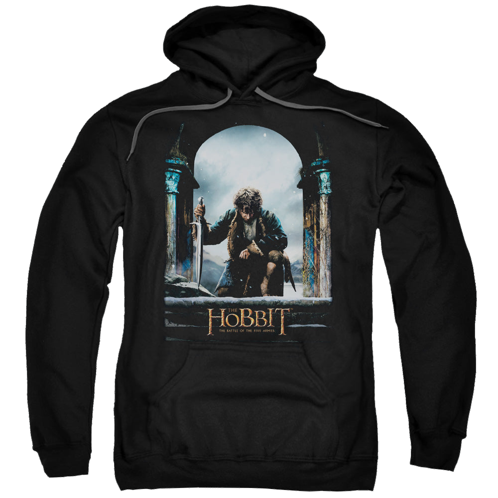 Hobbit Movie Trilogy, The Bilbo Poster - Pullover Hoodie Pullover Hoodie The Hobbit   
