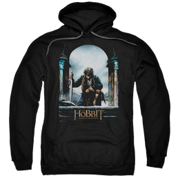 Hobbit Movie Trilogy, The Bilbo Poster - Pullover Hoodie Pullover Hoodie The Hobbit   