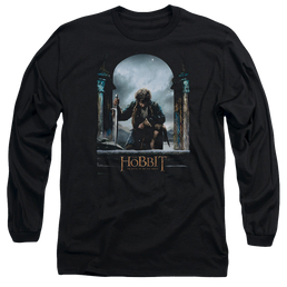 Hobbit Movie Trilogy, The Bilbo Poster - Men's Long Sleeve T-Shirt Men's Long Sleeve T-Shirt The Hobbit   