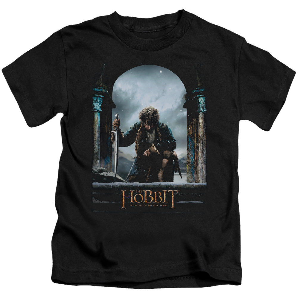 Hobbit Movie Trilogy, The Bilbo Poster - Kid's T-Shirt Kid's T-Shirt (Ages 4-7) The Hobbit   