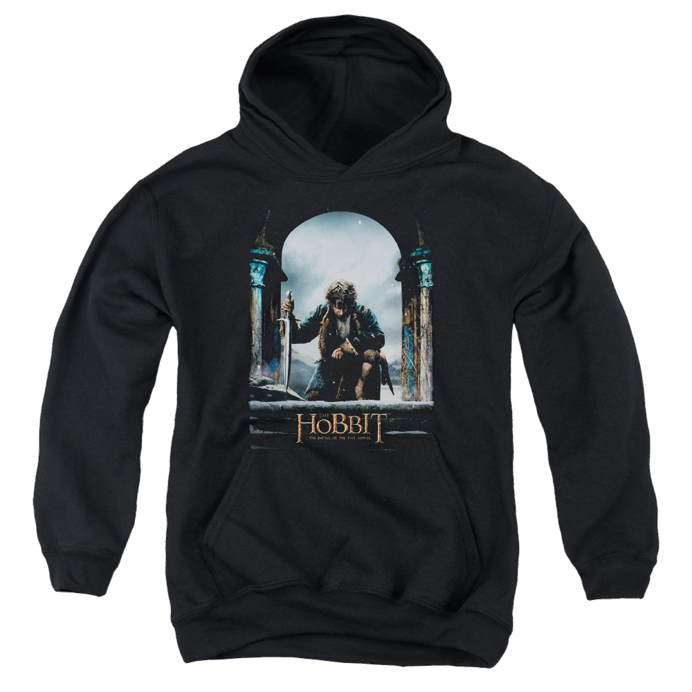 Hobbit Movie Trilogy, The Bilbo Poster - Youth Hoodie Youth Hoodie (Ages 8-12) The Hobbit   