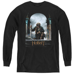 Hobbit Movie Trilogy, The Bilbo Poster - Youth Long Sleeve T-Shirt Youth Long Sleeve T-Shirt The Hobbit   