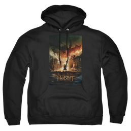 Hobbit Movie Trilogy, The Smaug Poster - Pullover Hoodie Pullover Hoodie The Hobbit   