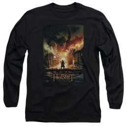 Hobbit Movie Trilogy, The Smaug Poster - Men's Long Sleeve T-Shirt Men's Long Sleeve T-Shirt The Hobbit   