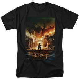 Hobbit Movie Trilogy, The Smaug Poster - Men's Regular Fit T-Shirt Men's Regular Fit T-Shirt The Hobbit   