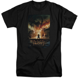 Hobbit Movie Trilogy, The Smaug Poster - Men's Tall Fit T-Shirt Men's Tall Fit T-Shirt The Hobbit   