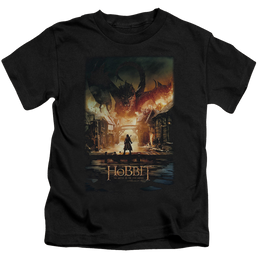 Hobbit Movie Trilogy, The Smaug Poster - Kid's T-Shirt Kid's T-Shirt (Ages 4-7) The Hobbit   