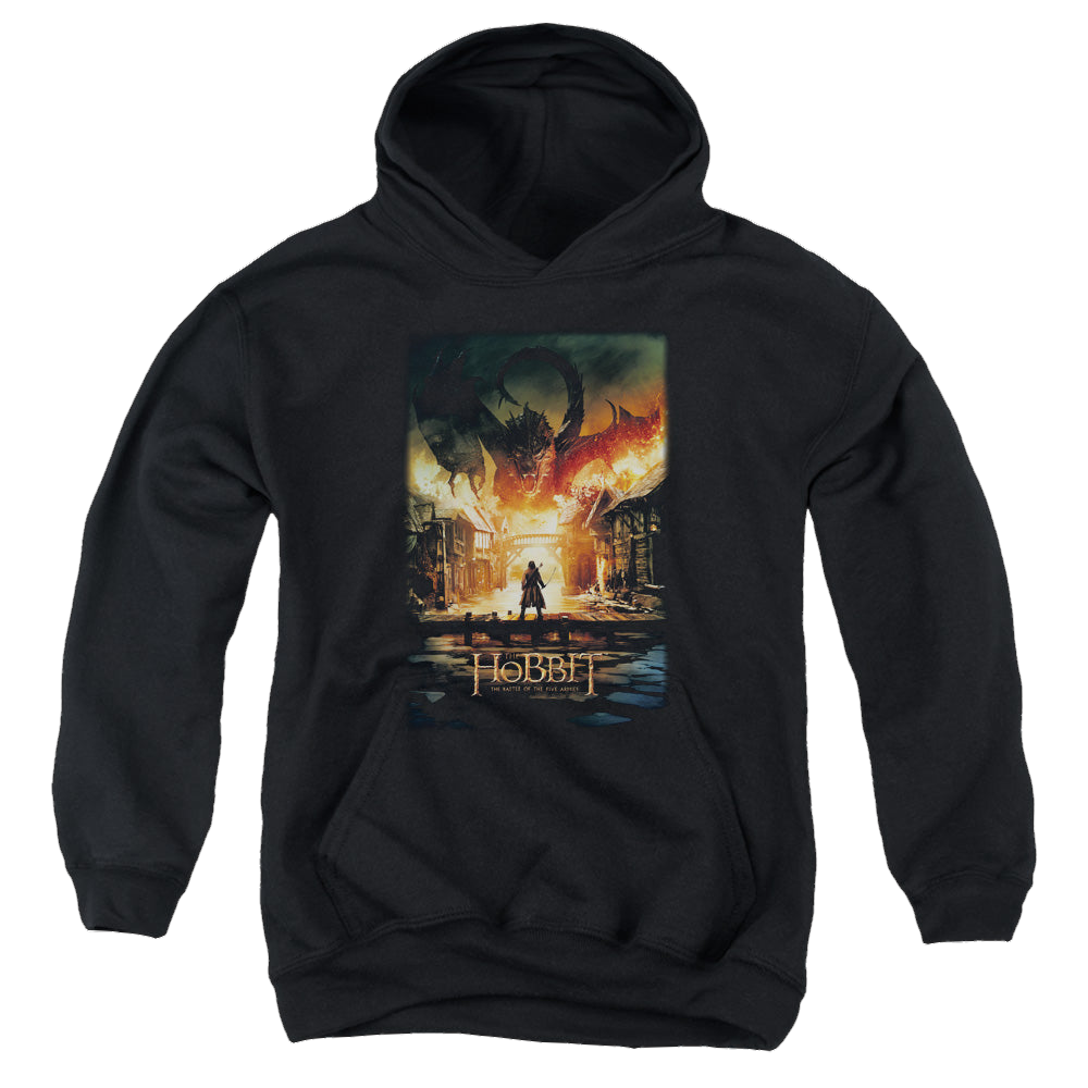 Hobbit Movie Trilogy, The Smaug Poster - Youth Hoodie Youth Hoodie (Ages 8-12) The Hobbit   