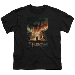 Hobbit Movie Trilogy, The Smaug Poster - Youth T-Shirt Youth T-Shirt (Ages 8-12) The Hobbit   