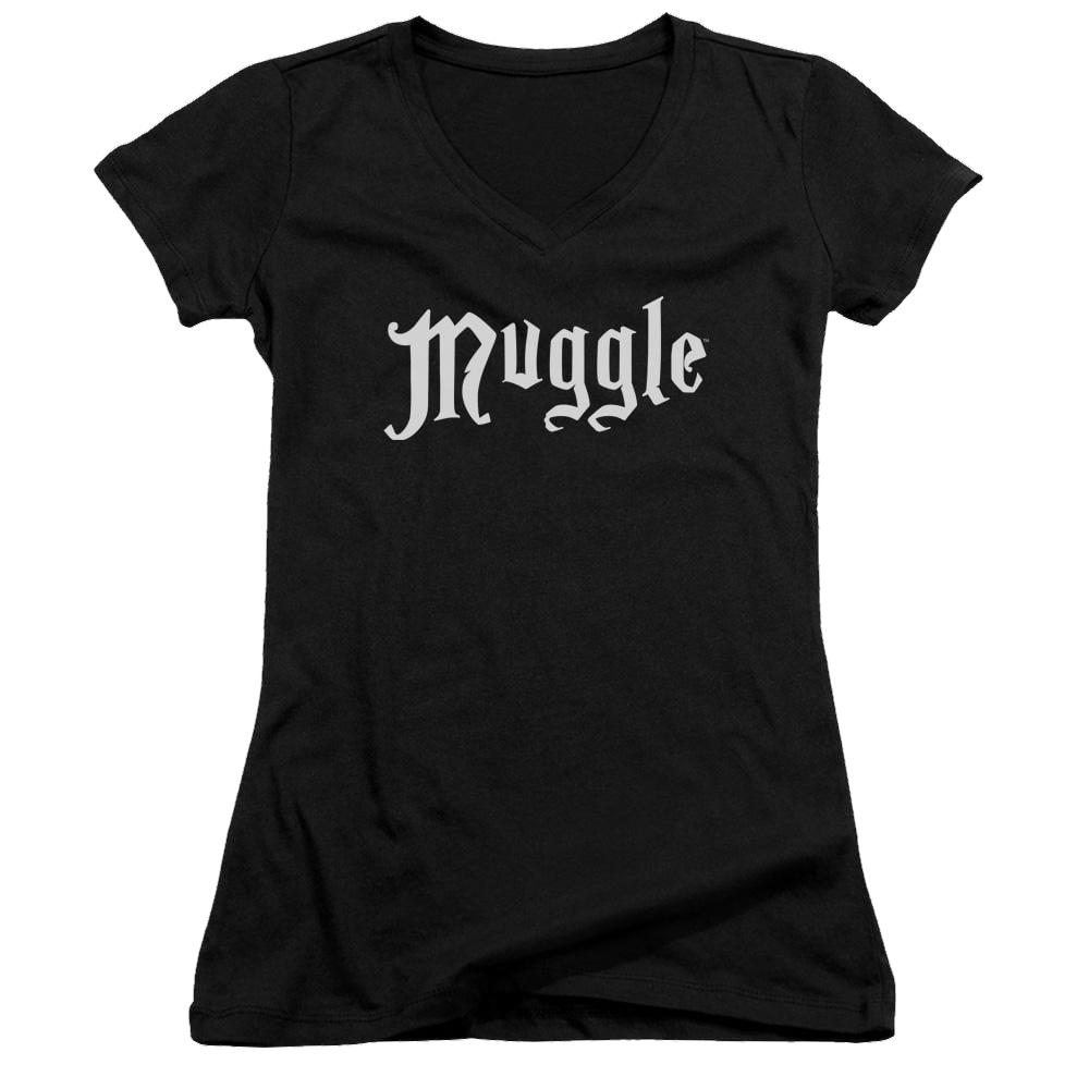 Harry Potter Muggle Juniors V-Neck T-Shirt Juniors V-Neck T-Shirt Harry Potter   